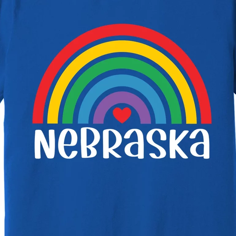 Nebraska Travel I Love Nebraska Usa Gift Premium T-Shirt