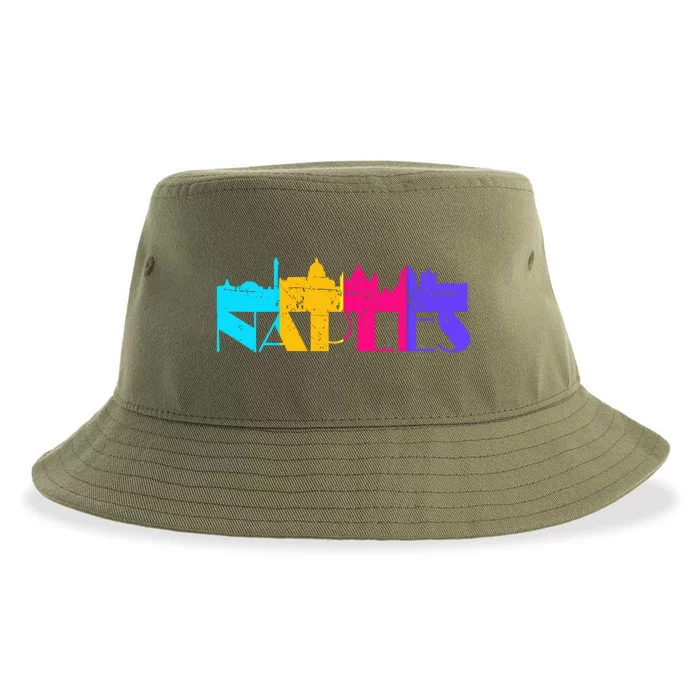 Napels Travel Italy Pride Gift Italian City Holidays Cool Gift Sustainable Bucket Hat