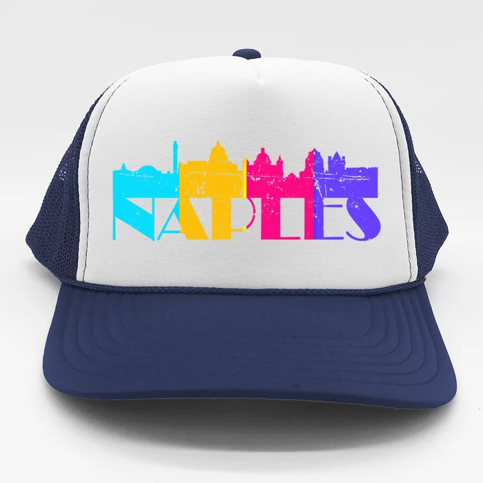 Napels Travel Italy Pride Gift Italian City Holidays Cool Gift Trucker Hat