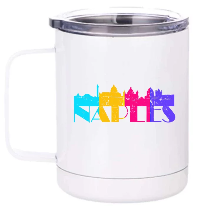 Napels Travel Italy Pride Gift Italian City Holidays Cool Gift Front & Back 12oz Stainless Steel Tumbler Cup