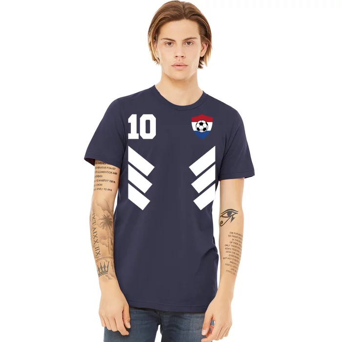 Netherlands Team Jersey Soccer Crest Premium T-Shirt