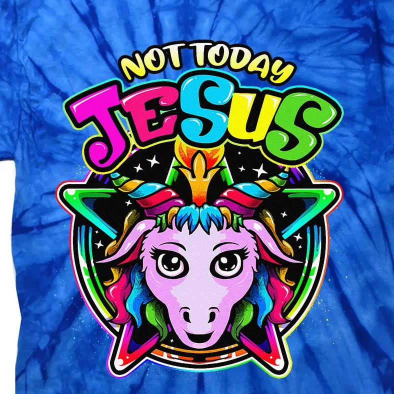 Not Today Jesus Funny Tie-Dye T-Shirt