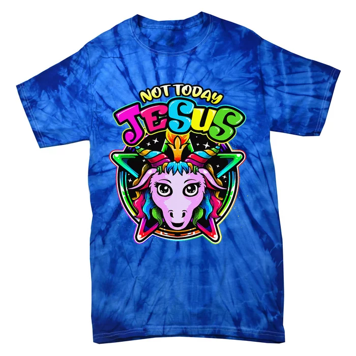 Not Today Jesus Funny Tie-Dye T-Shirt