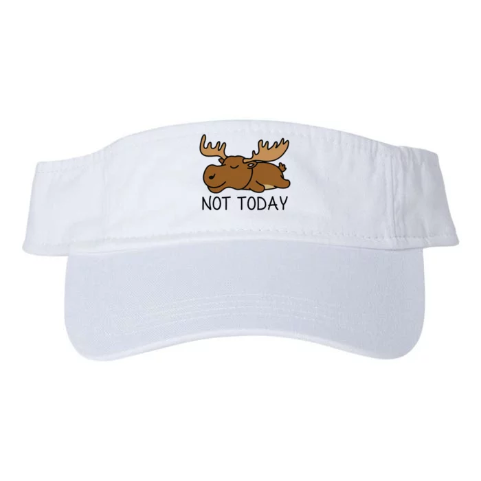 Not Today Lazy Moose Valucap Bio-Washed Visor