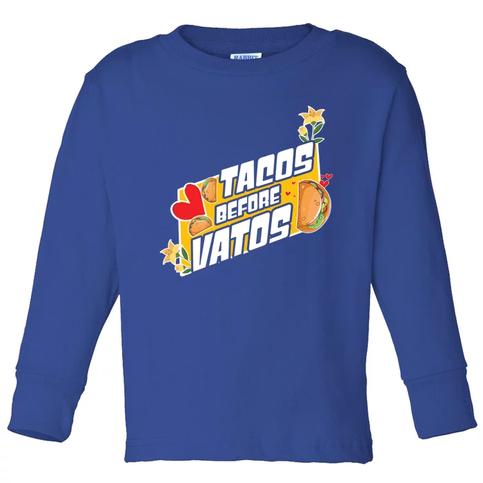 Nacho Taco Lover Valentines Day Hearts Day Happy Valentines Gift Toddler Long Sleeve Shirt