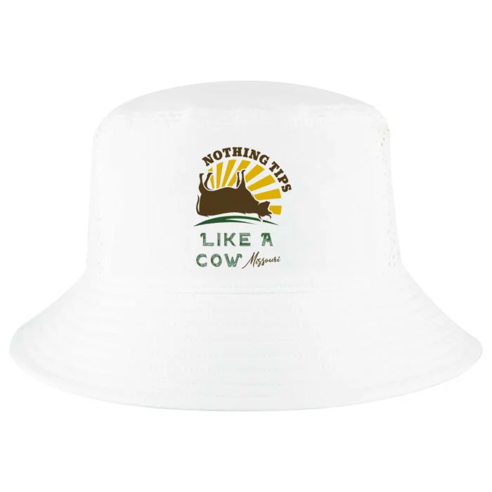 Nothing Tips Like A Cow Missouri Cool Comfort Performance Bucket Hat