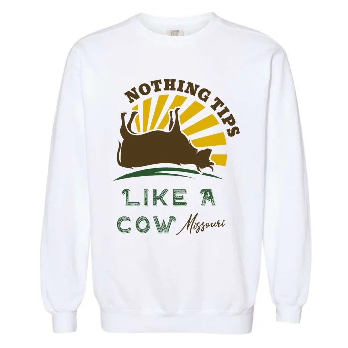 Nothing Tips Like A Cow Missouri Garment-Dyed Sweatshirt