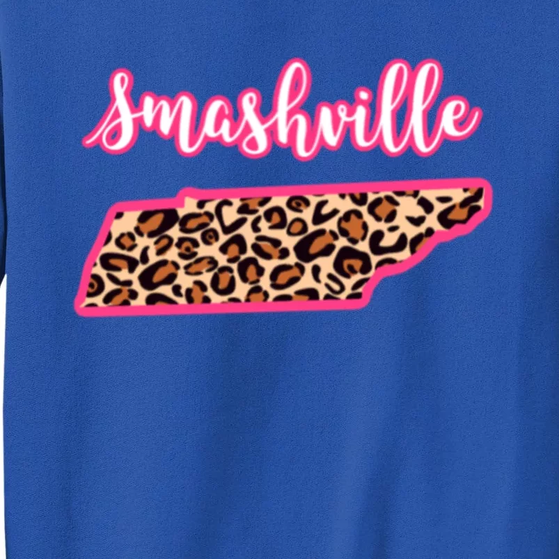 Nashville Tennessee Leopard Print Bachelorette Smashville Tn Gift Sweatshirt