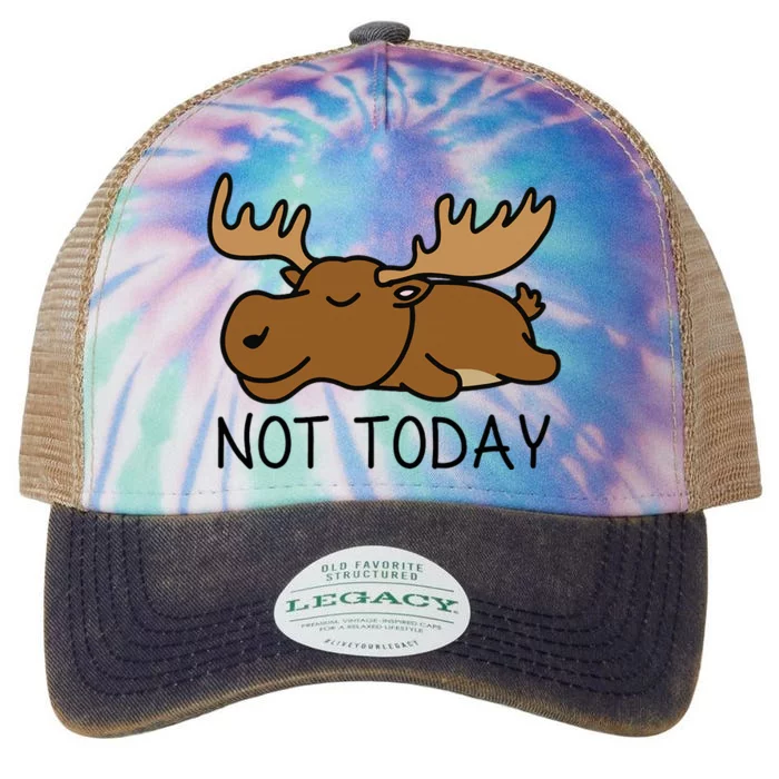 Not Today Lazy Moose Legacy Tie Dye Trucker Hat