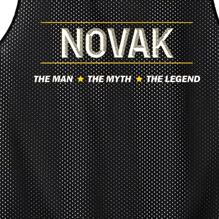 Novak The Man The Myth The Legend Myth Legend Name Mesh Reversible Basketball Jersey Tank