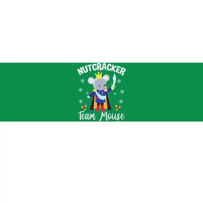 Nutcracker Team Mouse Holiday Christmas Boy Girls Bumper Sticker