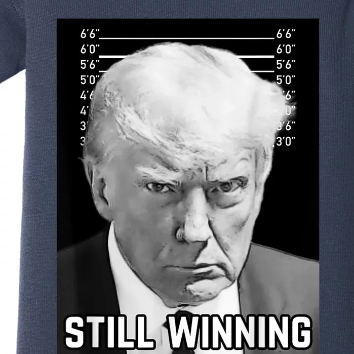 New Trump Mug Shot Still Winning Donald Trump 2024 Baby Bodysuit