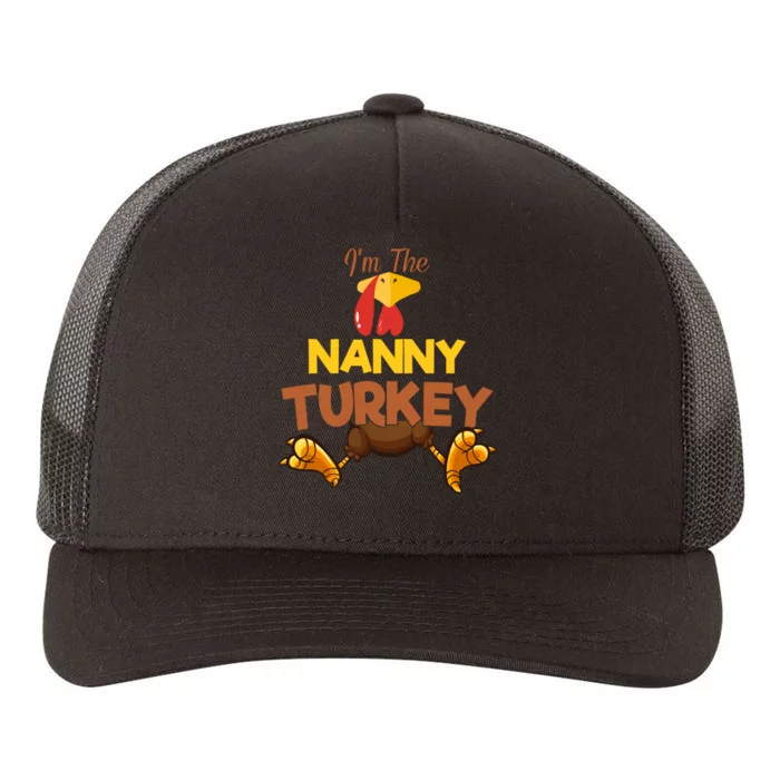 Nanny Turkey Matching Family Group Thanksgiving Gifts Yupoong Adult 5-Panel Trucker Hat