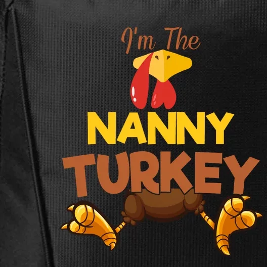 Nanny Turkey Matching Family Group Thanksgiving Gifts City Backpack