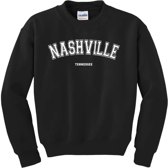 Nashville Tennessee Kids Sweatshirt