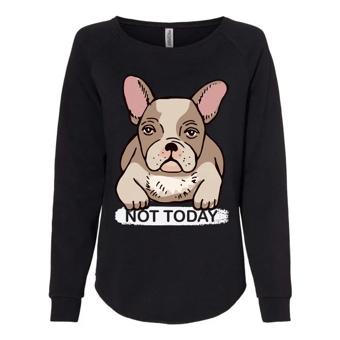 Not Today Womens California Wash Sweatshirt