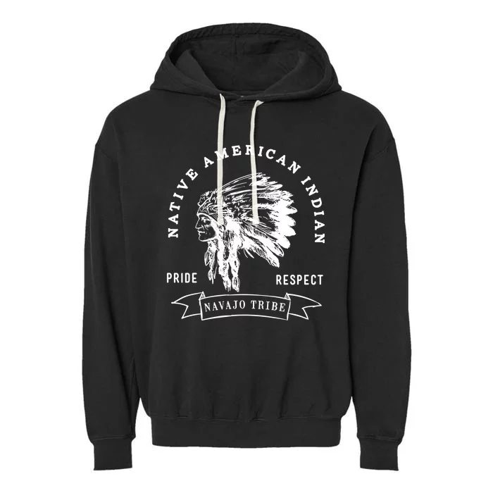 Navajo Tribe Native American Indian Pride Respect Cute Gift Garment-Dyed Fleece Hoodie