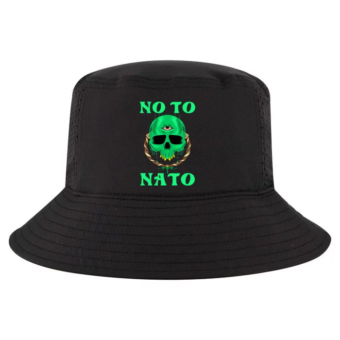 No To NATO Anti War Peace Ukraine Cool Comfort Performance Bucket Hat