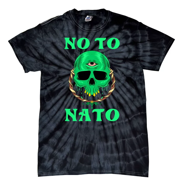 No To NATO Anti War Peace Ukraine Tie-Dye T-Shirt