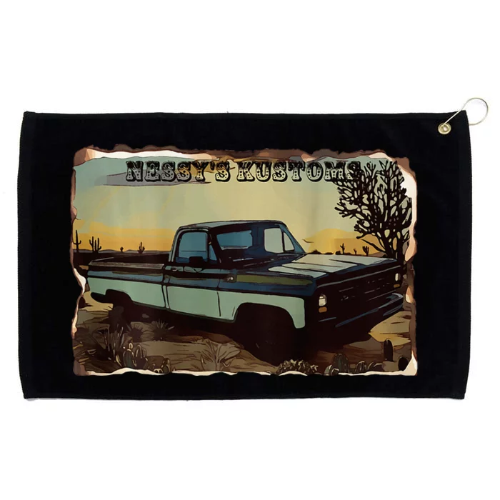 Nessy Truck Grommeted Golf Towel