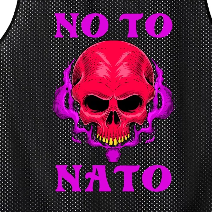 No To NATO Anti War Peace Ukraine Mesh Reversible Basketball Jersey Tank