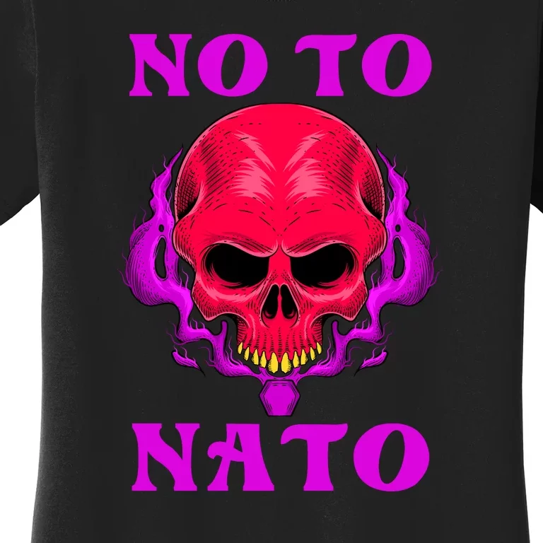 No To NATO Anti War Peace Ukraine Women's T-Shirt