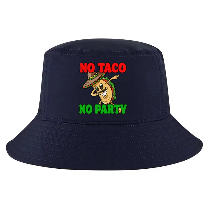 No Taco No Party Fiesta Funny Cool Comfort Performance Bucket Hat