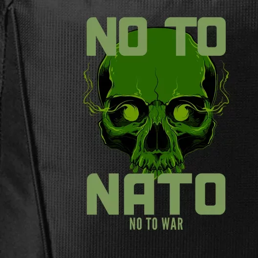 No To NATO Anti War Peace Ukraine City Backpack