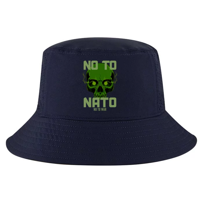 No To NATO Anti War Peace Ukraine Cool Comfort Performance Bucket Hat