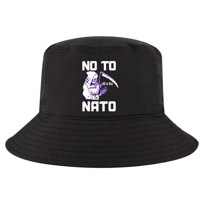 No To NATO Anti War Peace Ukraine Cool Comfort Performance Bucket Hat