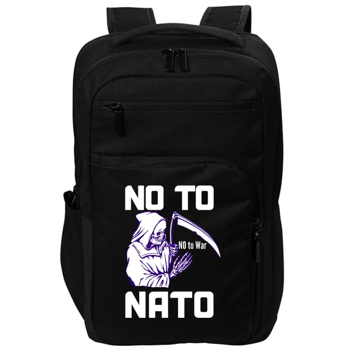 No To NATO Anti War Peace Ukraine Impact Tech Backpack