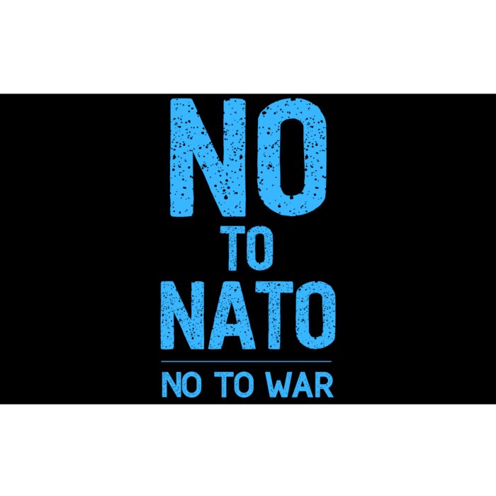 No To NATO Anti War Peace Ukraine Bumper Sticker