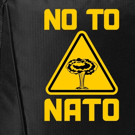 No To NATO Anti War Peace Ukraine City Backpack