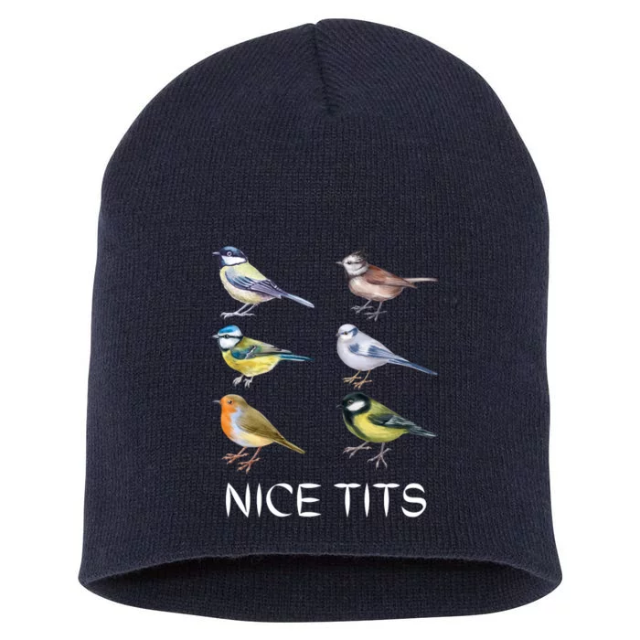 Nice Tits Short Acrylic Beanie