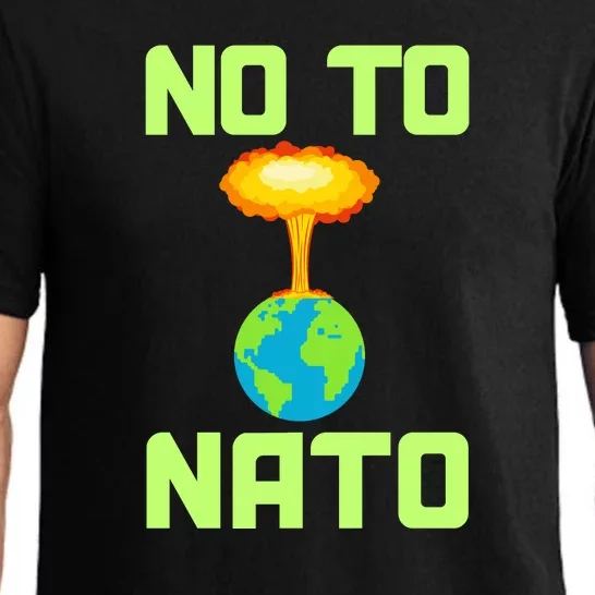 No To NATO Anti War Peace Ukraine Pajama Set