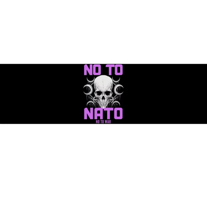 No To NATO Anti War Peace Ukraine Bumper Sticker