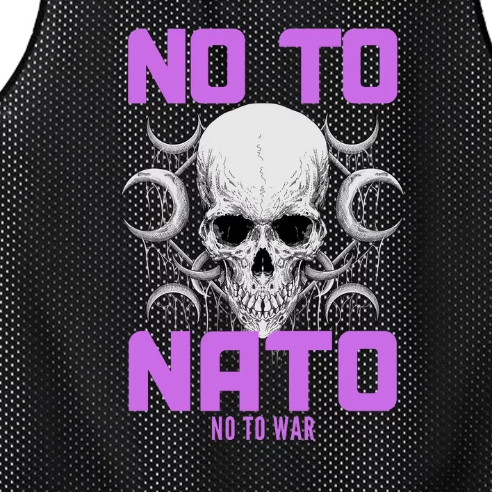 No To NATO Anti War Peace Ukraine Mesh Reversible Basketball Jersey Tank