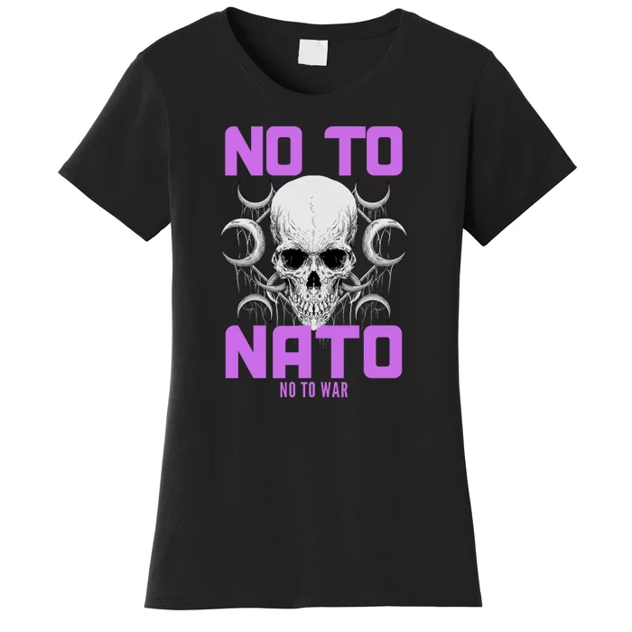 No To NATO Anti War Peace Ukraine Women's T-Shirt