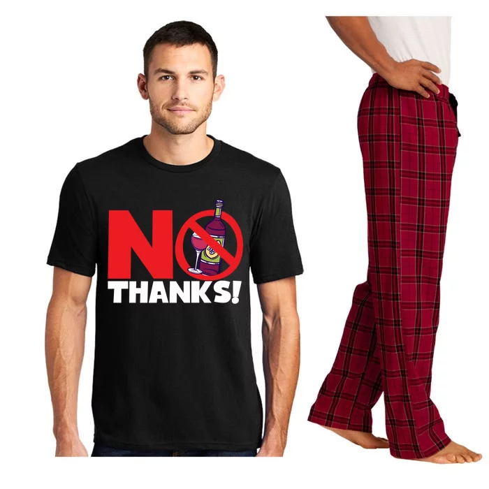 No Thanks No Wine Alcoholfree Gift Pajama Set