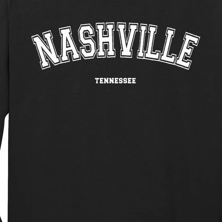 Nashville Tennessee Tall Long Sleeve T-Shirt