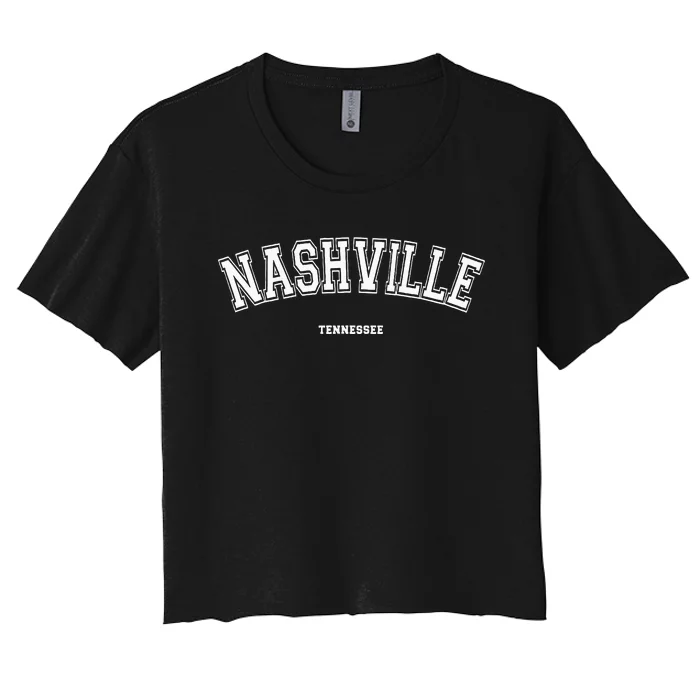 Nashville Tennessee Women's Crop Top Tee