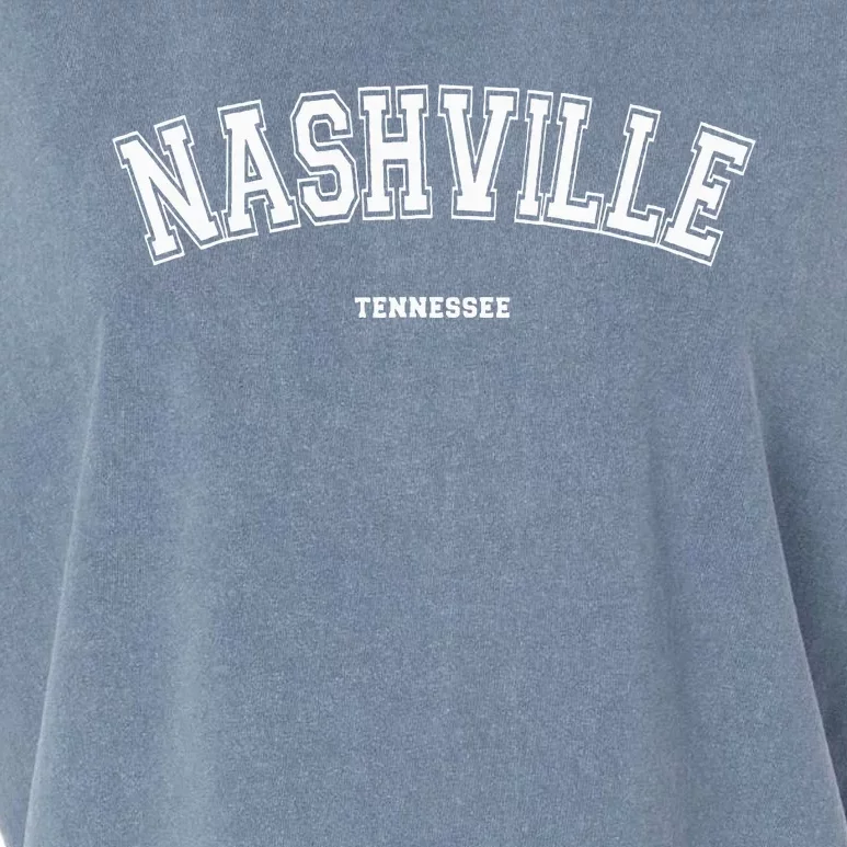 Nashville Tennessee Garment-Dyed Women's Muscle Tee