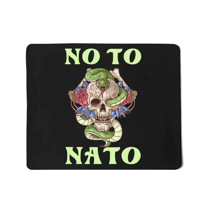 No To NATO Anti War Peace Ukraine Mousepad