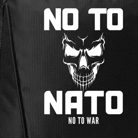 No To NATO Anti War Peace Ukraine City Backpack