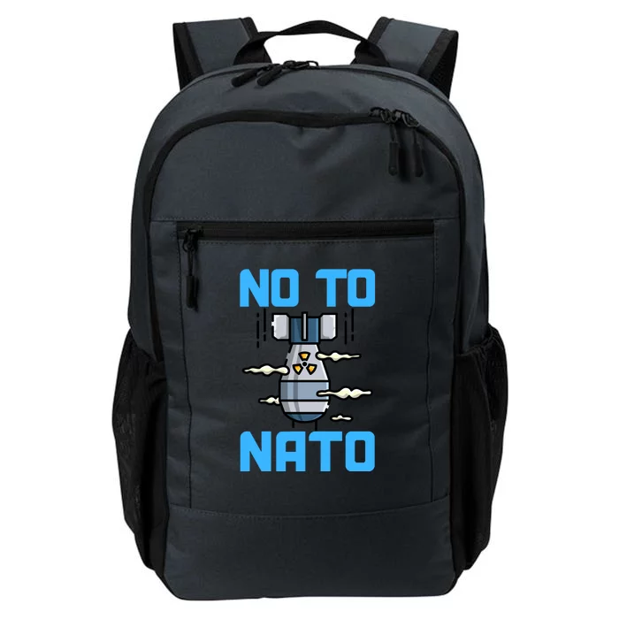 No To NATO Anti War Peace Ukraine Daily Commute Backpack