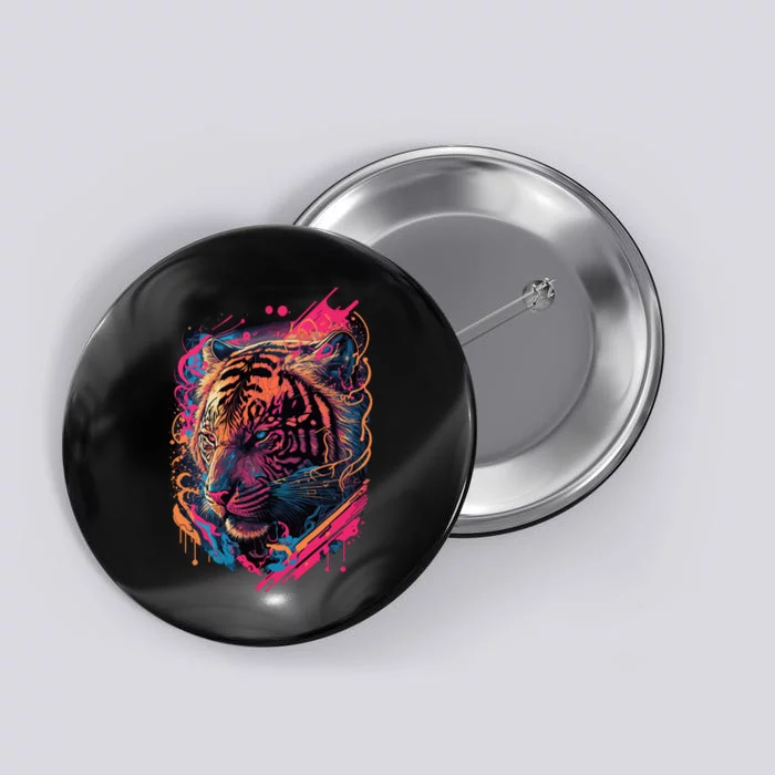 Neon Tiger Button