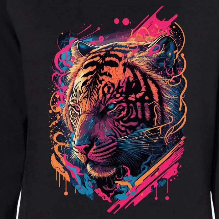 Neon Tiger Womens California Wash Sweatshirt