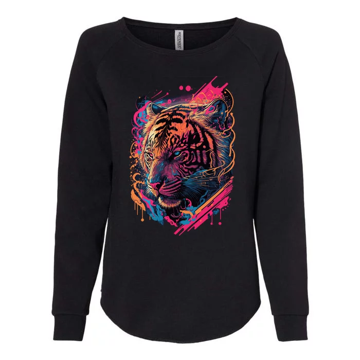 Neon Tiger Womens California Wash Sweatshirt