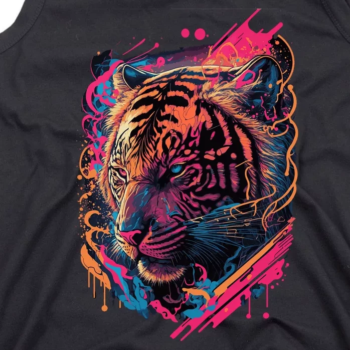 Neon Tiger Tank Top