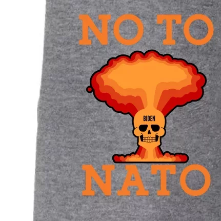 No To NATO Anti War Peace Ukraine Doggie 3-End Fleece Hoodie